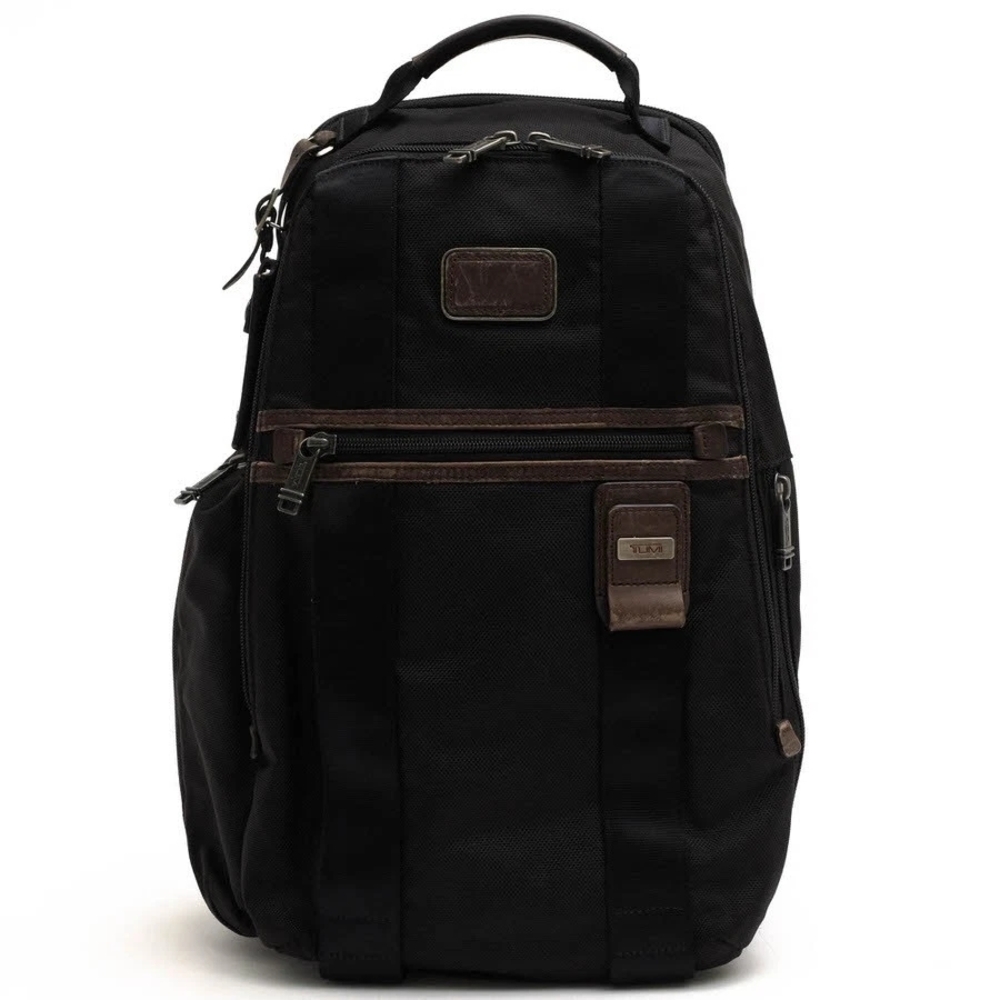 Tumi Black and Brown Men's Backpack